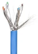 Kable miedziane - Telegaertner Kabel S/FTP Telegartner kat.7 LSOH 500m drut niebieski 4x2xAWG23 - miniaturka - grafika 1