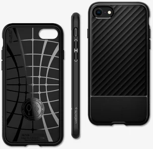 Spigen Etui Core Armor do Apple iPhone 7/8/SE 2020 Czarny - Etui i futerały do telefonów - miniaturka - grafika 7