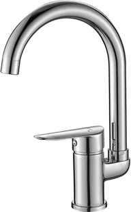 Kuchinox Cento Jednouchwytowa bateria kuchenna stojąca z wylewką U chrom BKC068D - Baterie kuchenne - miniaturka - grafika 2