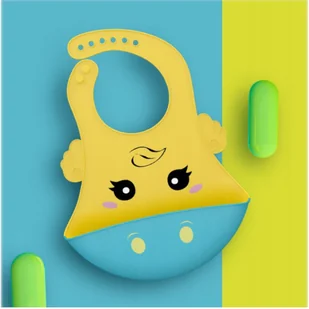 LUXMA Śliniak śliniaczek silikonowy kieszonka SD583Ś SD583Ś - Śliniaki i fartuszki - miniaturka - grafika 34