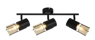 Lampy sufitowe - Reality Lampa listwa Scottie czarna 3 płomienna 835603-02 - miniaturka - grafika 1