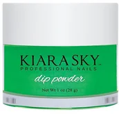 Manicure tytanowy - KIARA SKY KIARA SKY DIP POWDER - D448 GREEN WITH ENVY D448 - miniaturka - grafika 1