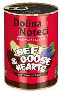 Dolina Noteci Premium Superfood Pies Wołowina i serca gęsi puszka 400g - Mokra karma dla psów Dolina Noteci Premium Superfood Pies Wołowina i serca gęsi puszka 400g - Mokra karma dla psów - miniaturka - grafika 5
