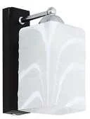 Lampy ścienne - Luminex Andes 3154 kinkiet lampa ścienna 1x8W GU10 czarny/chrom - miniaturka - grafika 1