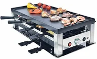 Raclette - Solis grill 5 in 1, raclette / grill stołowy / wok / crpes / pizza, 8 osób, stal nierdzewna, grill stołowy 5 in 1, typ 790 977.47 - miniaturka - grafika 1