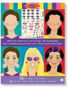 Przybory szkolne - Melissa&Doug Twarze, naklejki - miniaturka - grafika 1