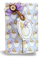 Akcesoria i części do maszyn do szycia - Lucas Luca-S LSE-6 karta do haftowania, motyw"Urodziny/przebudzenie", wymiary: 14,5 x 10 cm, fioletowa LSE-6 - miniaturka - grafika 1