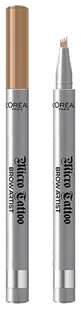 Loreal Paris Brow Artist Micro Tattoo nr 101 Blond - Akcesoria i kosmetyki do stylizacji brwi - miniaturka - grafika 4