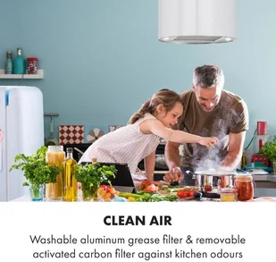 Klarstein Beretta Biały (TK15-Beretta-WH) - Okapy kuchenne - miniaturka - grafika 4