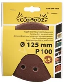 Materiały ścierne - CONDOR Krążki ścierne z otworami CON-RPH-1310 125mm P100 - miniaturka - grafika 1