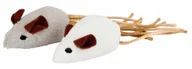 Zabawki dla kotów - Kerbl Zabawka dla kota mysz 7x4cm biało/szara - miniaturka - grafika 1