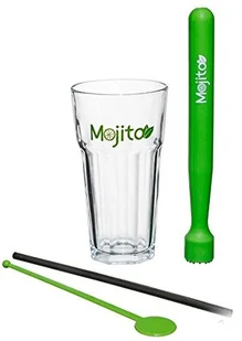 Secret de Gourmet Szklanki MOJITO zestaw 13 elementów mohito drink szklanki do zimnych napojów B00NLH3RYA - Pozostałe akcesoria barmańskie - miniaturka - grafika 2