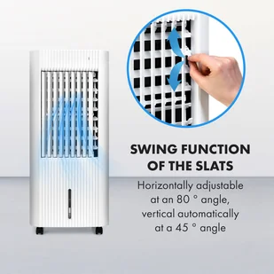 Klarstein Klarstein Iceberg Pure, chłodnica powietrza, natężenie przepływu powietrza: 283 m/h, 65 W, zbiornik: 5 l HTR7-IcebergPureW - Klimatory - miniaturka - grafika 9