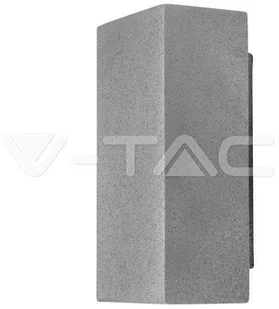 v-tac Kinkiet V-TAC BETON 2xG9 LED Prostokąt Jasno Szary IP20 VT-893 - Lampy ścienne - miniaturka - grafika 9