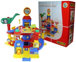 Wader Parking z 4-poziomowy z samochodami 37855 - Tory, garaże, parkingi - miniaturka - grafika 5