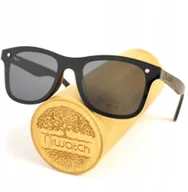 Okulary przeciwsłoneczne - Drewniane okulary przeciwsłoneczne Niwatch Grey - miniaturka - grafika 1