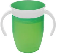 Kubki dla dzieci - Munchkin Miracle 360° Kubek Niekapek 207 ml kolor zielony 012443 - miniaturka - grafika 1