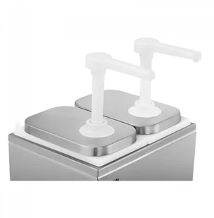 Royal Catering PODWÓJNY DYSPENSER DO SOSÓW Z POMPKĄ 2X2L 10011449 RCDI-4L 10011449 RCDI-4L - Wyposażenie lokali gastronomicznych - miniaturka - grafika 4
