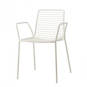 Krzesła - Scab Design Krzesło Summer z podłokietnikami - białe 2520 VB - miniaturka - grafika 1