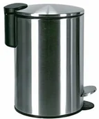 Kosze na bieliznę - Kleine Wolke Kosz na kosmetyki z małą chmurką, stal nierdzewna, kolor chromu, wiadro 3 l - miniaturka - grafika 1