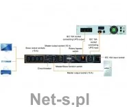 PowerWalker MAINTENANCE BYPASS SWITCH RACK 19"" DLA UPS DO 3000VA, 5X IEC C13, 1X IEC C19 (10120501) - Zasilacze awaryjne UPS - miniaturka - grafika 2