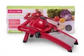 Siekacze tarki i szatkownice - KAMILLE Szatkownica do warzyw KAMILLE czerwona 10084 - miniaturka - grafika 1