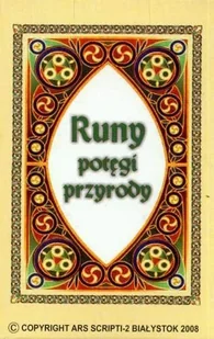 Runy potęgi przyrody Ars Scripti 2 - Gry karciane - miniaturka - grafika 2