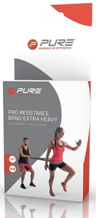 PURE2IMPROVE PURE2IMPROVE Guma treningowa PURE 2 IMPROVE Resistance Band Extra Heavy Szary - Gumy, taśmy, ekspandery - miniaturka - grafika 2