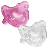 Smoczki uspokajające - Chicco Physio Soft smoczka, 100% silikonu, 2 sztuki, dostępny w różnych kolorach - miniaturka - grafika 1