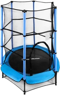 HyperMotion Trampolina domowa 140cm z siatką ochronną - dla dzieci 3-6 lat TRAMPOLINA MINI 55 - Zabawki i gry sportowe - miniaturka - grafika 12