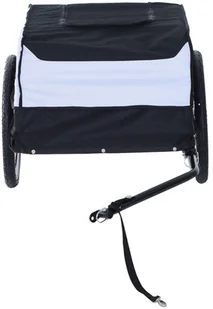 Homcom Wisiorek Do Transportu Last Wisiorek Załączników Obciążeń-Rowerowy Rower Wisiorek Cargotr Ailer, Biały, M (B71-004) - Przyczepki rowerowe - miniaturka - grafika 2