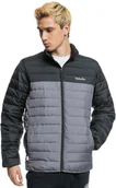 Kurtki męskie - Quiksilver kurtka męska QUILTED FZ JACKET Black KVJ0 - miniaturka - grafika 1