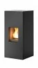 Wkłady kominkowe - MCZ Piecyk na pelet Aike czarny Comfort Air 8,0 kW - miniaturka - grafika 1