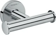 Wieszaki łazienkowe - Hansgrohe 41725000 Logis Universal Podwójny haczyk na ręcznik chrom - miniaturka - grafika 1