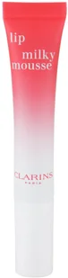 Clarins Lip Milky Mousse Koloryzujący mus do ust 01 Milky Strawberry 10ml - Szminki - miniaturka - grafika 2
