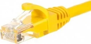 Netrack patchcord RJ45, osłonka zalewana, kat. 5e UTP,3 m żółty BZPAT3UY - Kable - miniaturka - grafika 3