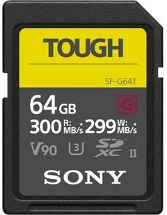 Sony TOUGH 64GB (027242908321) - Karty pamięci Sony TOUGH 64GB (027242908321) - Karty pamięci - miniaturka - grafika 1