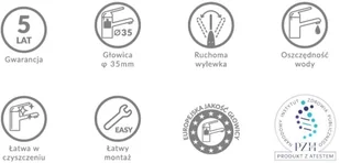 Kuchinox Bateria zlewozmywakowa Fresno z wylewką "U" chrom BQF_068D BQF_068D - Baterie kuchenne - miniaturka - grafika 3