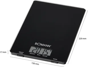Bomann KW 1515 BC Czarny - Wagi kuchenne - miniaturka - grafika 5