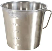 Akcesoria do hodowli zwierząt - Kerbl Wiadro, 12,3 L, stal nierdzewna, 29377 Kerbl - miniaturka - grafika 1