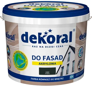 Dekoral Farba Emulsyjna  Polinit Czarny Pojemność 5 L - Farby olejne i specjalne - miniaturka - grafika 2