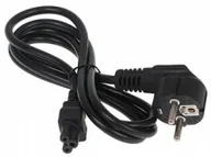 Kable komputerowe i do monitorów - ABCVISION Kabel sieciowy CEE-77/IEC-C5 1m koniczynka CEE-77/IEC-C5 - miniaturka - grafika 1