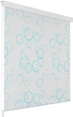 Rolety - vidaXL Roleta prysznicowa 120 x 240 cm, wzór w bąbelki - miniaturka - grafika 1