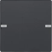 Systemy inteligentnych domów - Berker Hager Hager KNX easy Q.1/Q.3 antracyt Przycisk 1-krotny z polem opisowym diodami LED RGB i czujnikiem temperatury B_80141326 - miniaturka - grafika 1