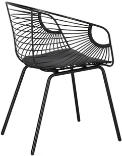 Intesi Krzesło Sligo czarne - Krzesła - miniaturka - grafika 5