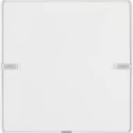 Systemy inteligentnych domów - Berker Hager Hager KNX easy Q.1/Q.3 biały Przycisk 1-krotny z polem opisowym diodami LED RGB i czujnikiem temperatury B_80141329 - miniaturka - grafika 1