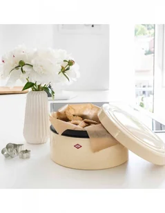 Wesco Pojemnik na pieczywo okrągły beżowy CL 324402-23 - Pojemniki kuchenne - miniaturka - grafika 2