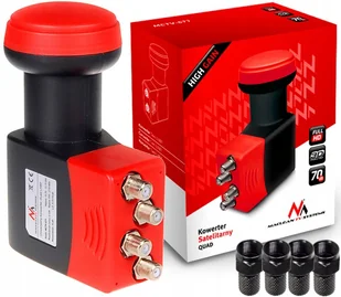 Konwerter Sat Quad 4K Cyfrowy Polsat Canal+ Orange - Konwertery satelitarne - miniaturka - grafika 3