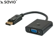 Kable komputerowe i do monitorów - Elmak SAVIO CL-90 Adapter DisplayPort do VGA - miniaturka - grafika 1