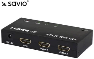 SAVIO Splitter SAVIO cl-42 (HDMI; 2x HDMI) cl-42 - Rozgałęźniki i multiswitche do TV-SAT - miniaturka - grafika 7